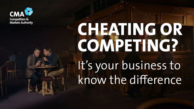 Cheating or competing CMA graphic
